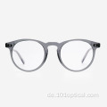 Runde optische Brillenfassungen aus Acetat mit D-Rahmen für Damen und Herren